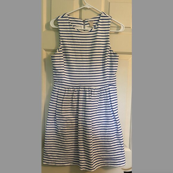 J.Crew Blue and White Dress - Picture 1 of 1